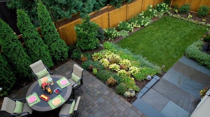  Landscape design area of ​​6 acres: planning and zoning