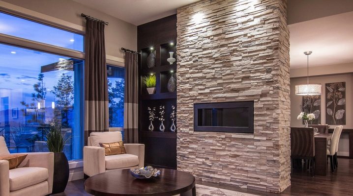 Tuile sous la pierre: les subtilités du design de la maison et de l'appartement