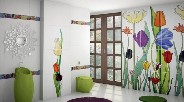  Carrelage avec un motif: les types de produits et toutes les nuances de choix