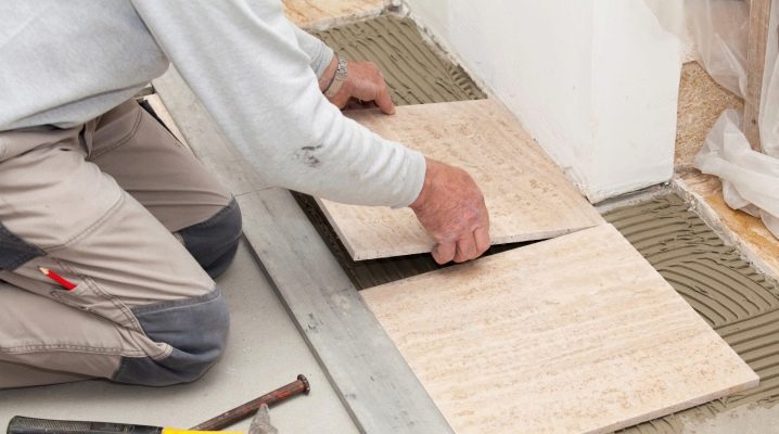  Laying tiles on the floor: the subtleties of the process
