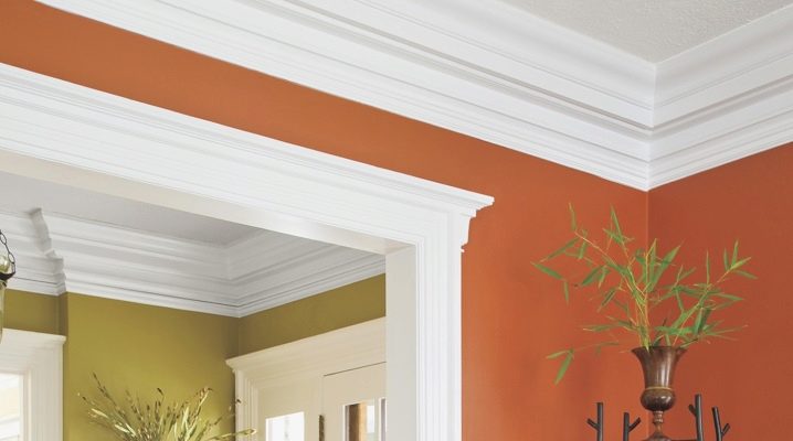  Baguettes pour le plafond: tailles, matériaux et caractéristiques