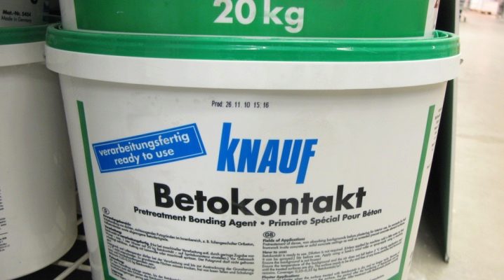  Primer Betonokontakt von der Firma Knauf: technische Eigenschaften