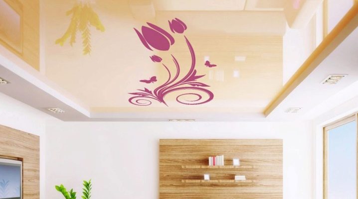  Aufkleber an der Spanndecke: die Feinheiten des Designs