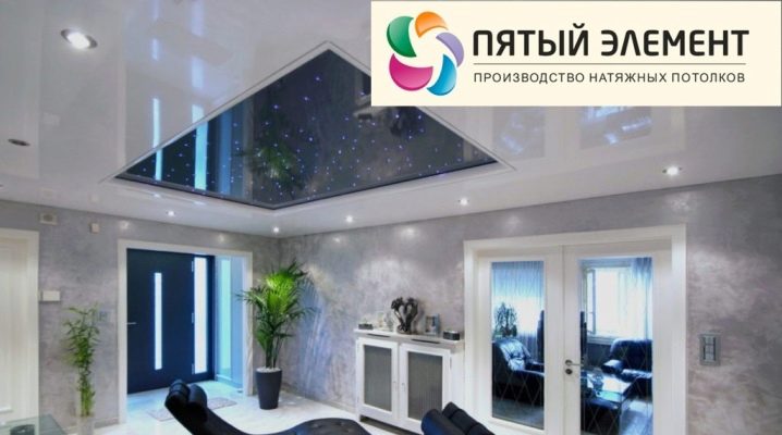  Plafonds tendus Le cinquième élément: les types et les caractéristiques de choix