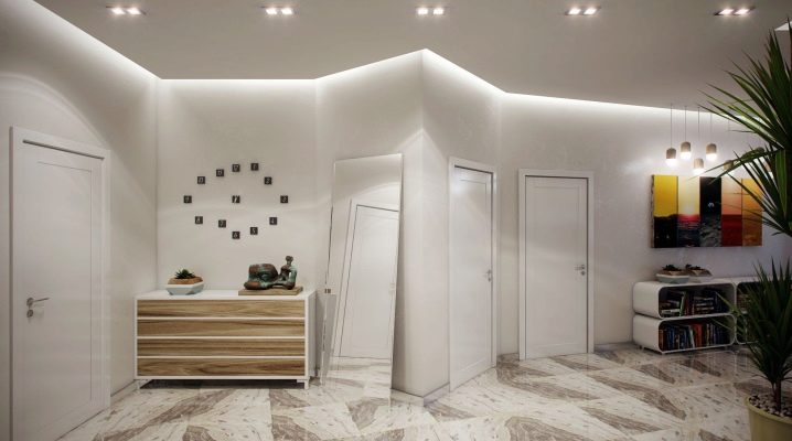  Beleuchtete Decke um den Umfang