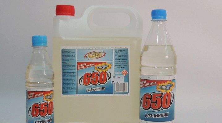  Where is the 650 solvent used?