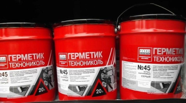  TechnoNICOL Sealants No. 45: caractéristiques, consommation et application