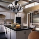  Modern chandeliers in the kitchen