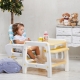  Tabouret transformateur pour enfants avec une table pour se nourrir