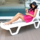  Chaise longue en plastique