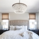  Chandeliers in the interior of the bedroom