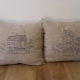  Linen pillows