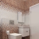 Mosaïque dans les toilettes: exemples de finitions spectaculaires